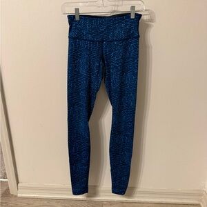 Lululemon 28” Blue Patterned Leggings